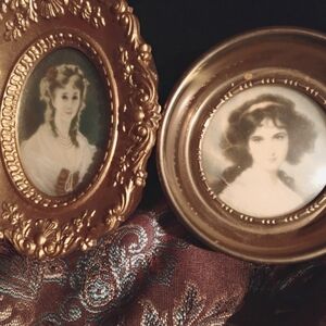 Vintage Gold Ornate Portrait Frames
